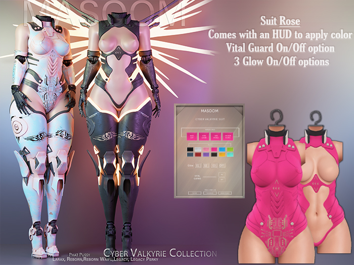 [ Masoom ] Cyber Valkyrie Traje - Rose