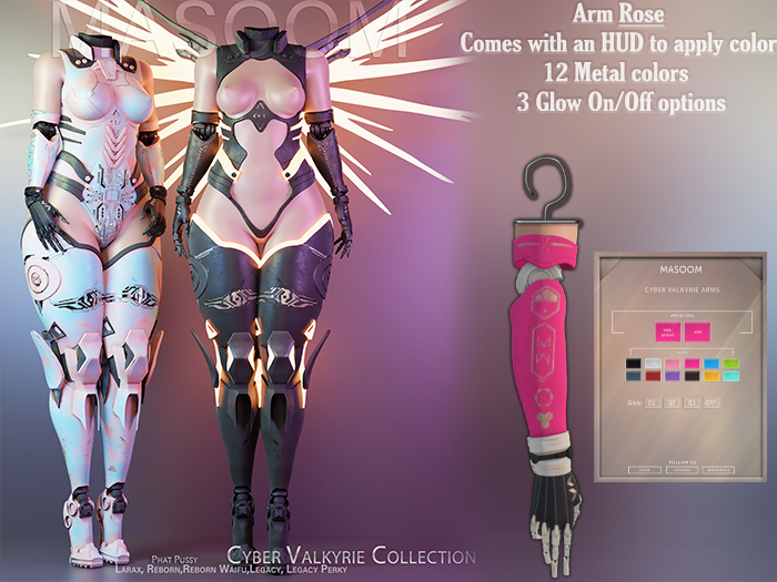  [[ Masoom ]] Cyber Valkyrie Arms - Rose