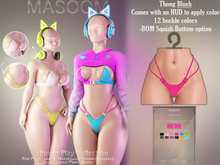 [[ Masoom ]] Power Play Thong - Blush