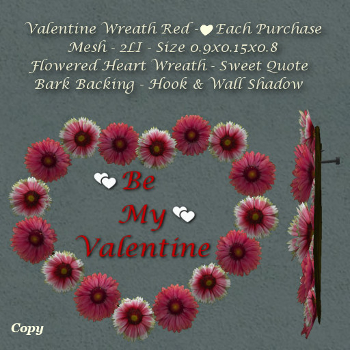 Valentine Wreath Red1