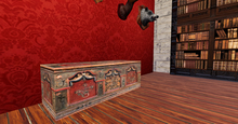 painted tyrol chest
