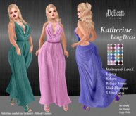 Delicatt Couture - KATHERINE LONG DRESS V2-26 - Jan.02♥2026♥