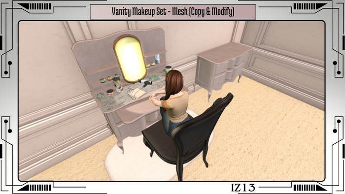 Vanity Makeup Set - Mesh (Copy & Modify)