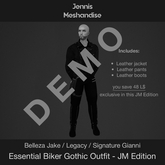 *JM* Essential Biker Goth Outfit DEMO - JM Edition