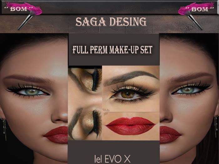 ''SaGa Design'' Full Perm Make-up New Set 036