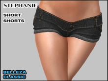 STEPHANIE SHORT SHORTS, BLACK VERSION 2, BELLEZA CLASSIC