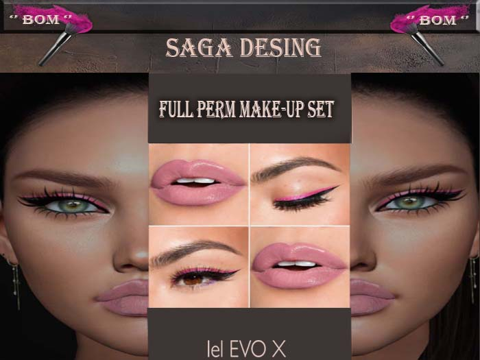 ''SaGa Design'' Full Perm Make-up New Set 037