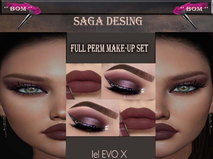 ''SaGa Design'' Full Perm Make-up New Set 039