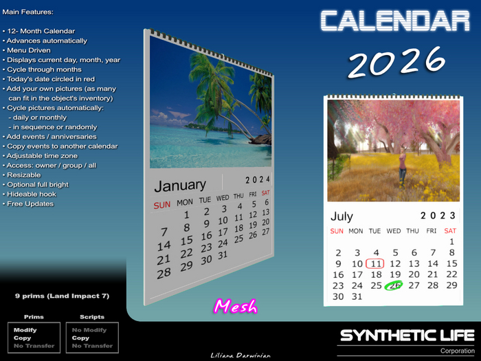 [LD] Calendar [2026] 02.01.82