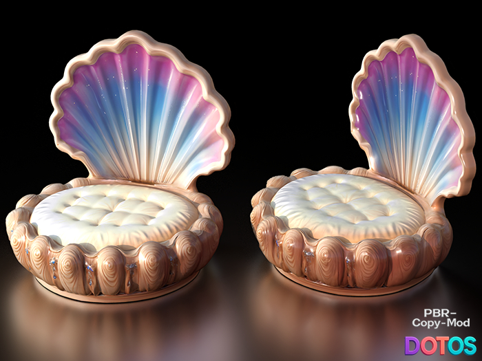 Decorative Shell Sofa | DOTOS Decor