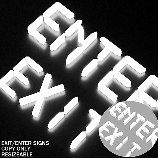 [GIFT] OTTO ~ EXIT/ENTER Sign
