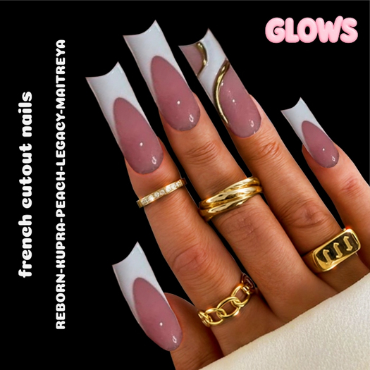 GLOW'S-FRENCH NAILS CUTOU