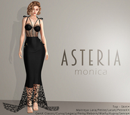 Asteria"Monica" Skirt Black