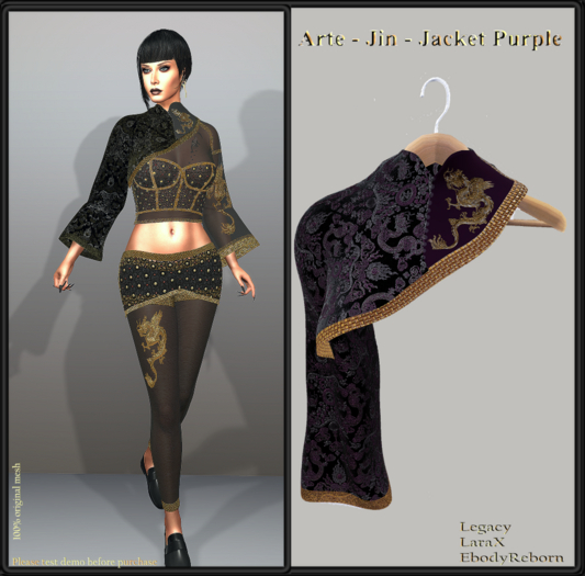 Arte - Jin - Jacket - Purple