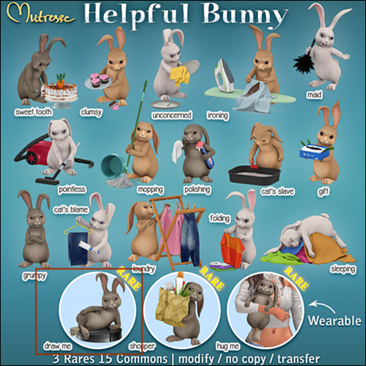 16-Mutresse-Draw me!-Helpful Bunny RARE