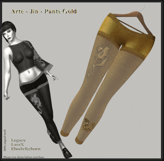 Arte - Jin - Pants Gold