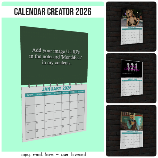 Calendar Creator 2026