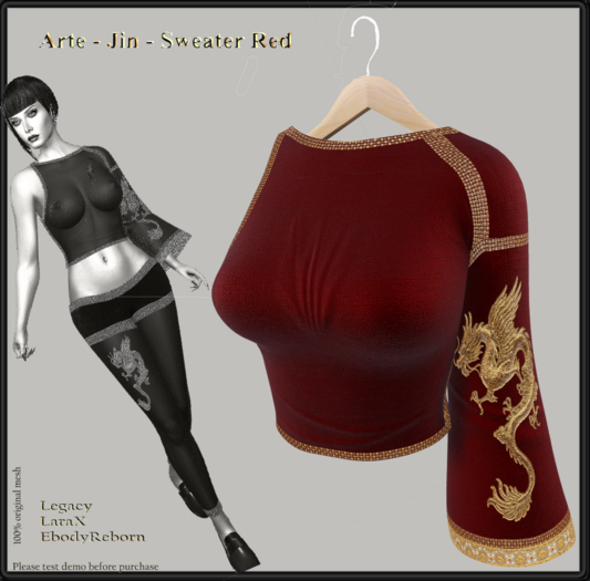 Arte - Jin - Sweater - Red