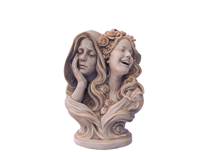Eternal Duality Bust Statue FULL PERM