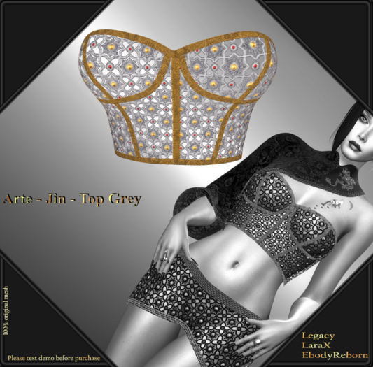 Arte - Jin - Top Grey