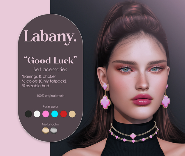Labany. Labany. Good Luck - Choker & Earrings - All colors