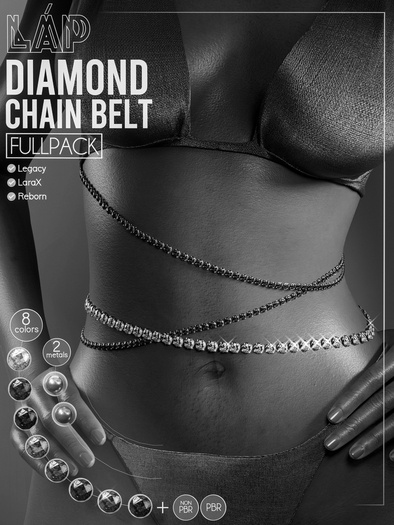 Diamond Chain Belt by LAP (Demo)