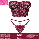 Corset - Violetta Lingerie LACE WINE