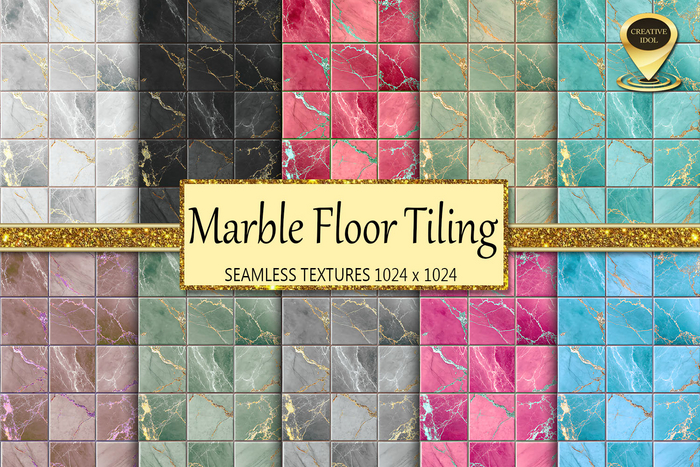Marble Floor Tiling Textures