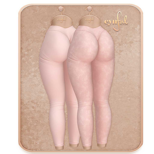 Cynful Work Harder - Active Legging - Salmon