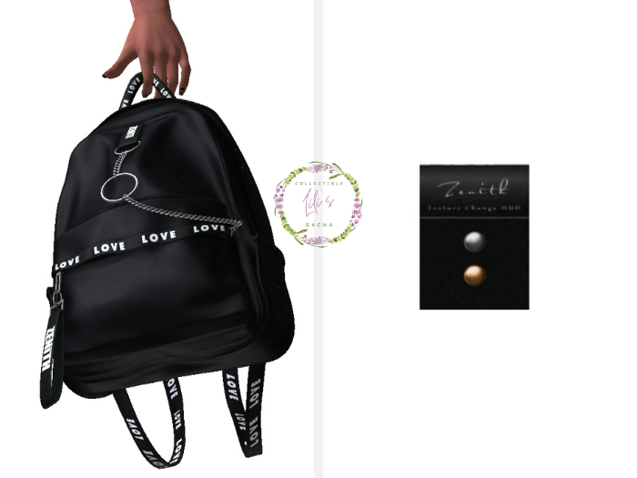 =Zenith=Winter Cutie Backpack (Black)