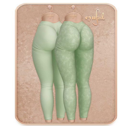 Cynful Work Harder - Active Legging - Tea