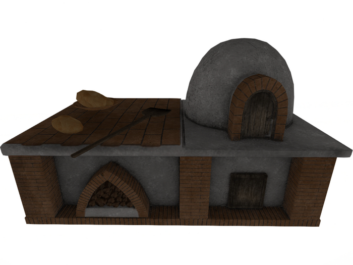 Brick bread oven
