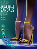 Jingle Belle Sandals by LAP (Brown)