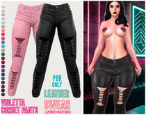 Leather Pants Violetta LEATHER FATPACK