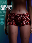 Jingle Belle Shorts by LAP (Red)