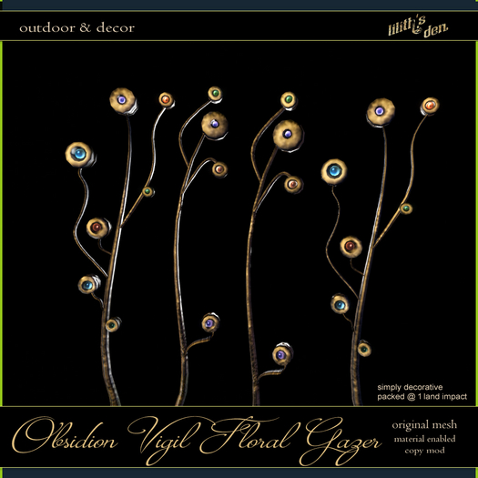 Lilith's Den - Obsidion Vigil - Floral Gazer Pack