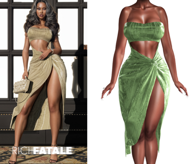 $RICH FATALE - MIA BODYCON - MINT