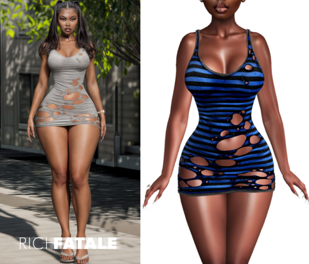 $RICH FATALE - RALENCI ARSON TANK DRESS - SLAUSON