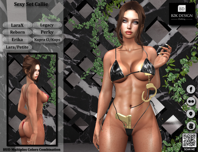 PROMO - ..::B2K Design::..Sexy Set Callie - LaraX -  Kupra Kups & Original - Legacy - Reborn - Perky - Erika - Maitreya 