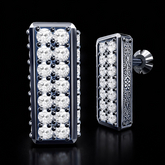 GxD Iced Bar Earrings