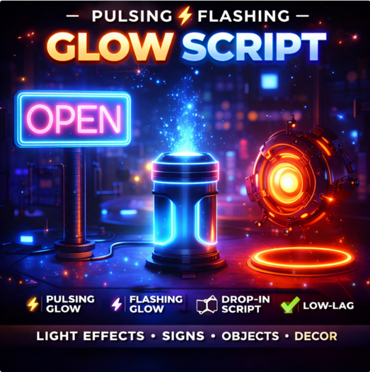 Pulsing Flashing Glow Script