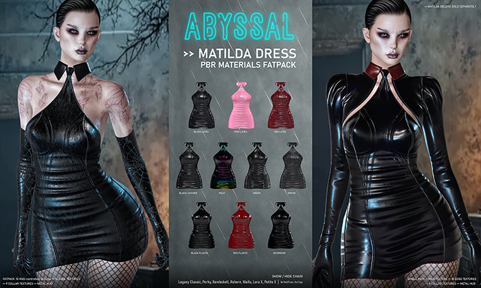 DEMO ABYSSAL>> MATILDA DRESS >> PBR FATPACK