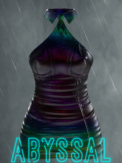 +ABYSSAL>> MATILDA GLITTER DRESS >> PBR HOLO GLITTER