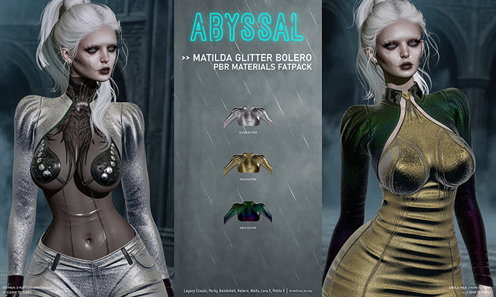 +ABYSSAL>> MATILDA GLITTER BOLERO >> PBR FATPACK