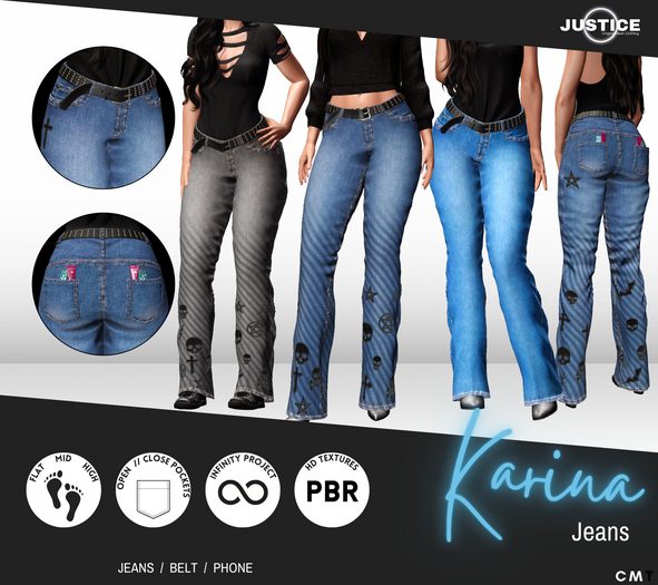 [JUSTICE] KARINA JEANS - FATPACK