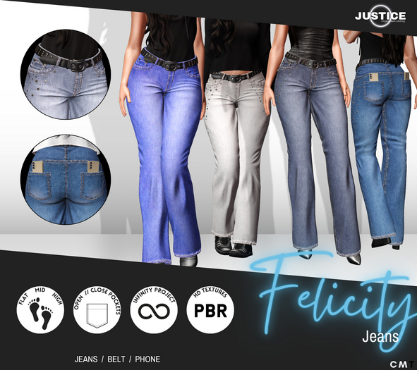 [JUSTICE] FELICITY JEANS - LEGACY