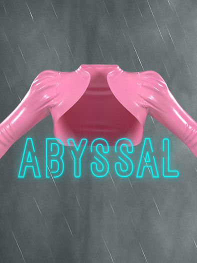 +ABYSSAL>> MATILDA BOLERO >> PBR PINK LATEX