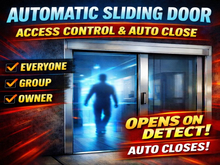 Sliding Door with Access Control Script
