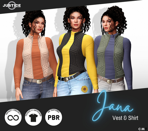[JUSTICE] JANA VEST - FATPACK