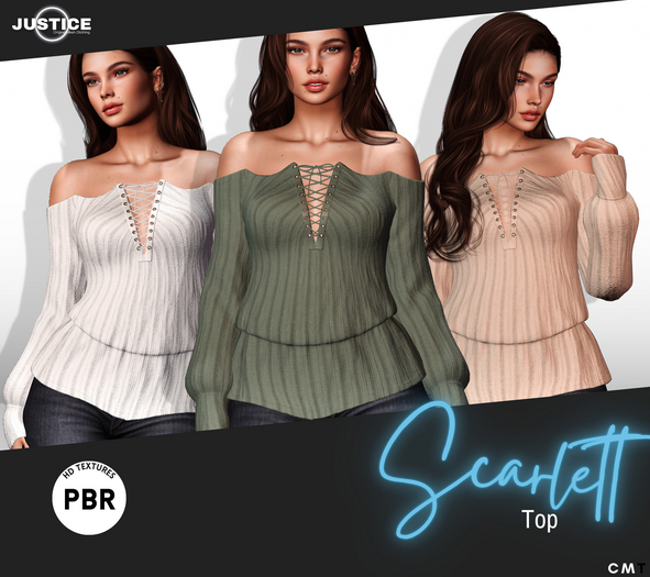 [JUSTICE] SCARLETT TOP - LEGACY PERKY